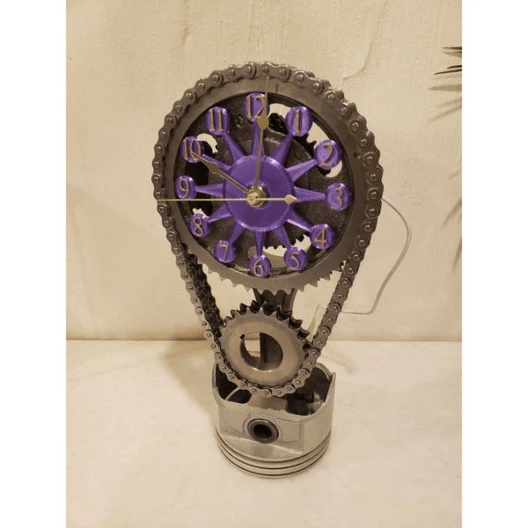 GearGlow – Modern Wall Clock with Intriguing Gear Movement