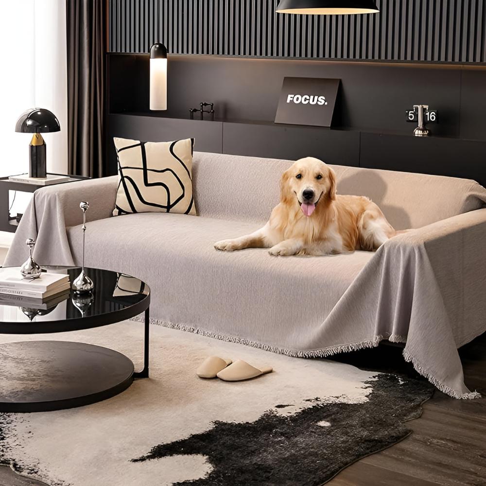 SleekNest – Stylish Minimalist Sofa Cover for Modern Living Comfort