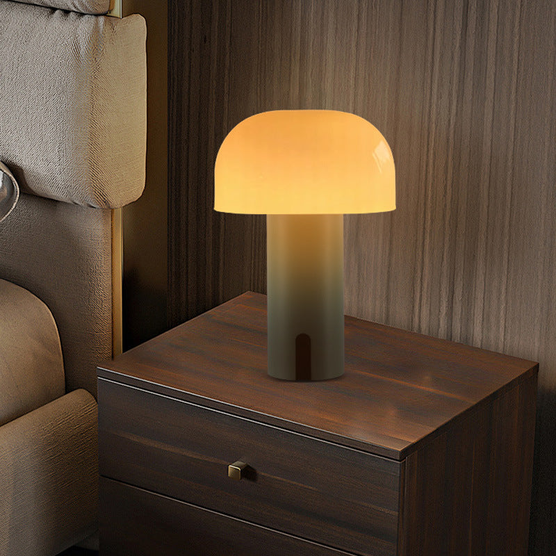EuroGlow – Table Lamp with Elegant Mushroom Design and Dimmable Function