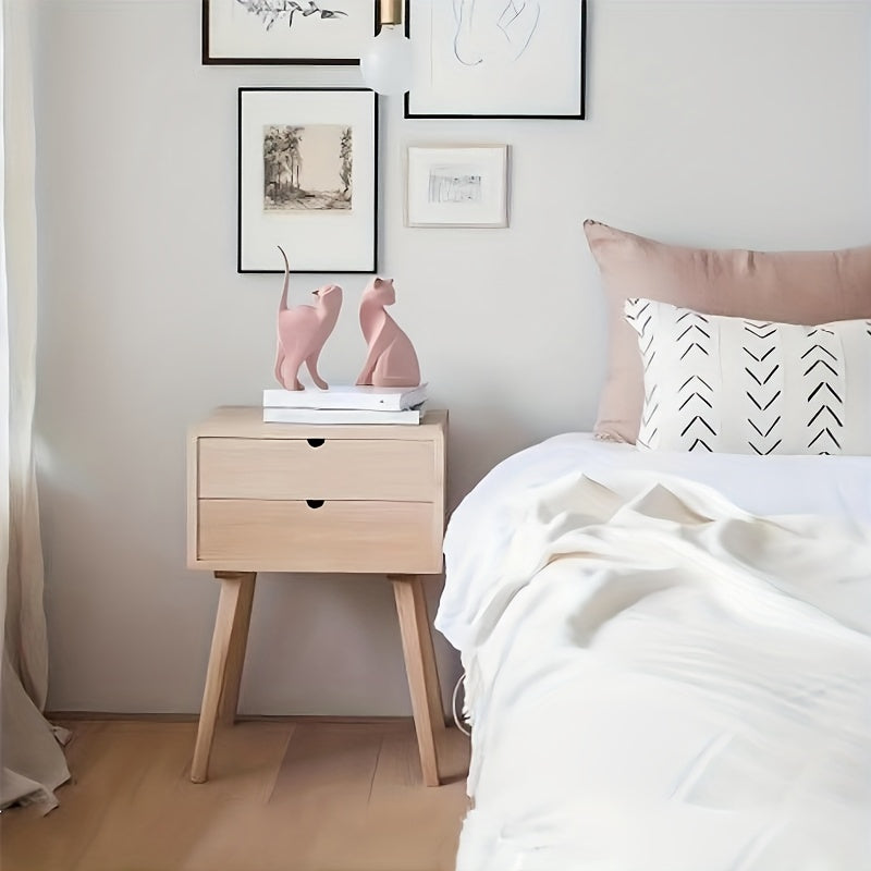 Nordic Whiskers – Handmade Decorative Cat Statue with Scandinavian Charm