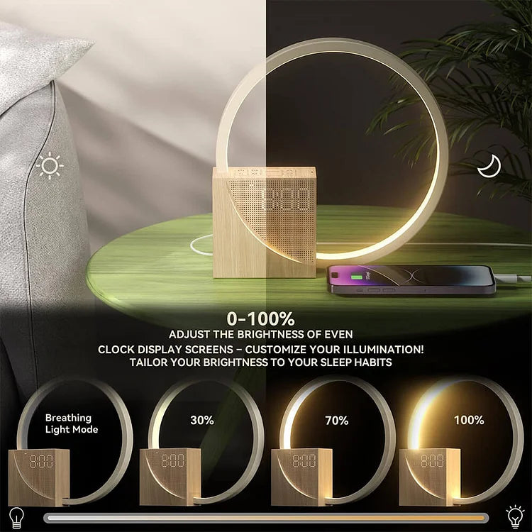 TouchGlow – Stylish Night Lamp with Touch Control and Alarm Clock Function