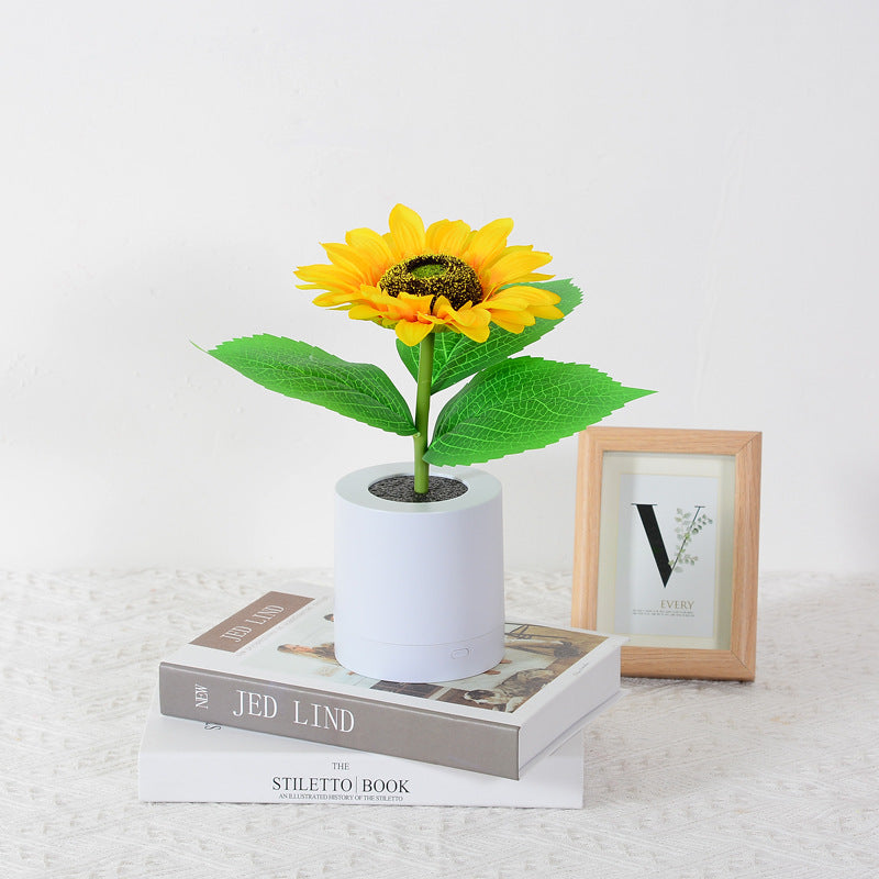 GlowFlora – Luxury LED Table Lamp in the Shape of a Sunny Sunflower