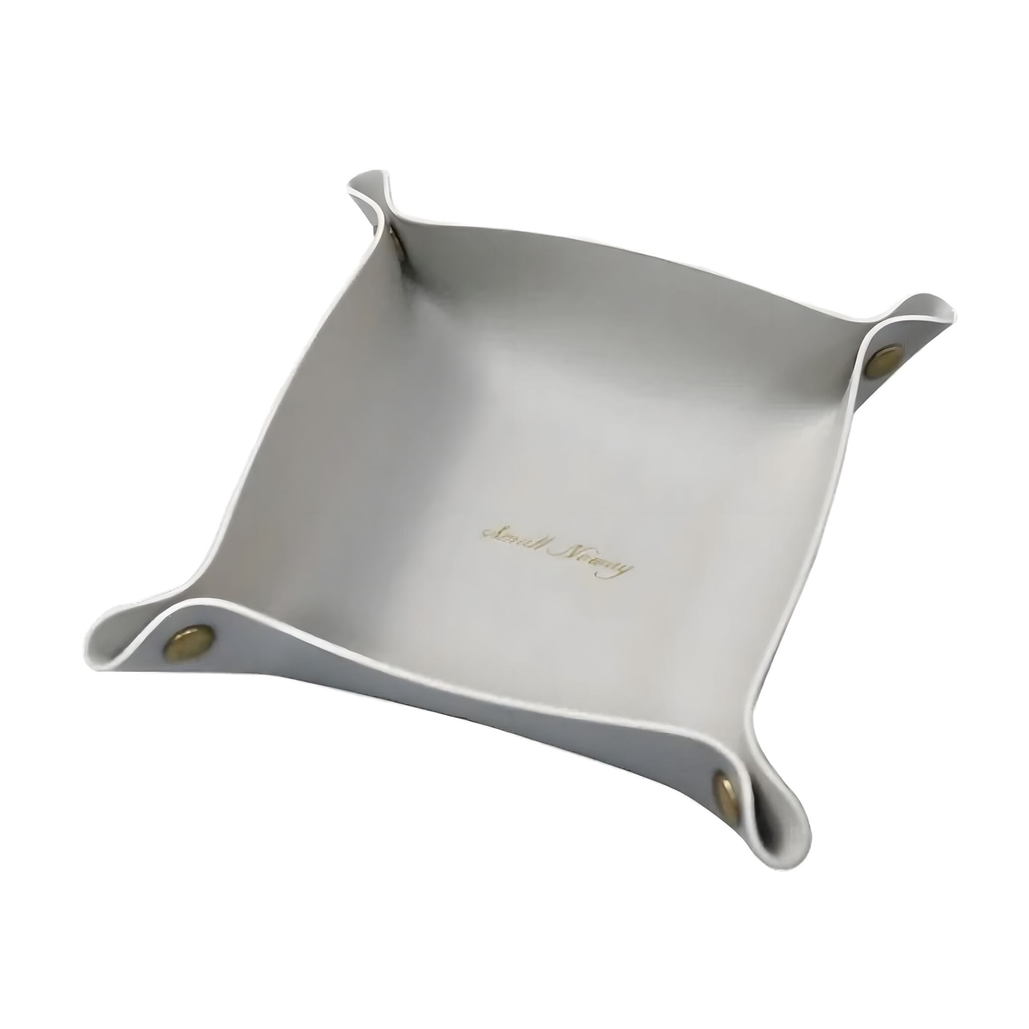 Boîte de rangement en cuir PU avec boutons-pression pour clés et bijoux