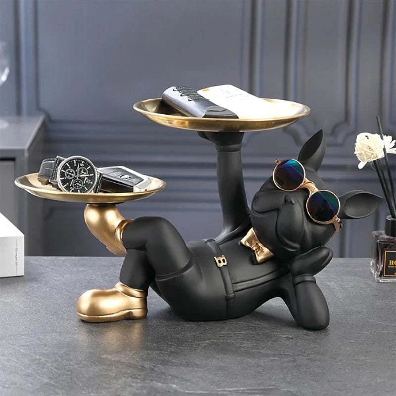 ChicBulldog – Unique French Bulldog Statue with Stylish Details for Every Interior