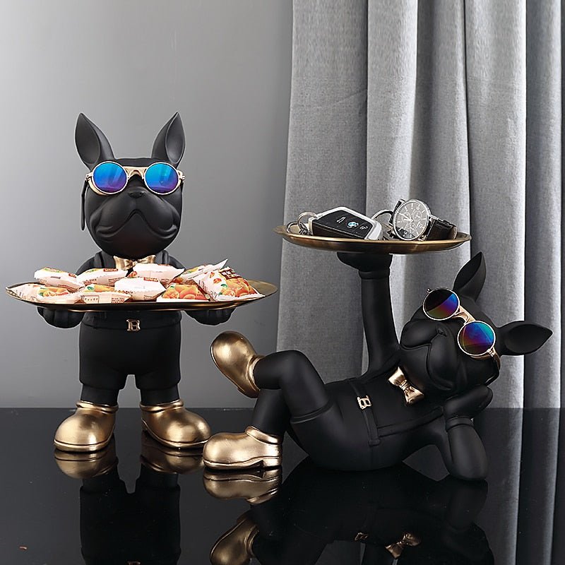 ChicBulldog – Unique French Bulldog Statue with Stylish Details for Every Interior