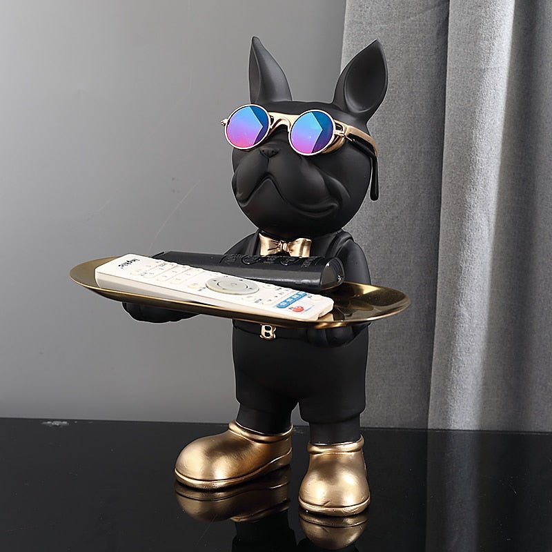 ChicBulldog – Unique French Bulldog Statue with Stylish Details for Every Interior