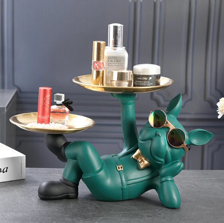 ChicBulldog – Unique French Bulldog Statue with Stylish Details for Every Interior