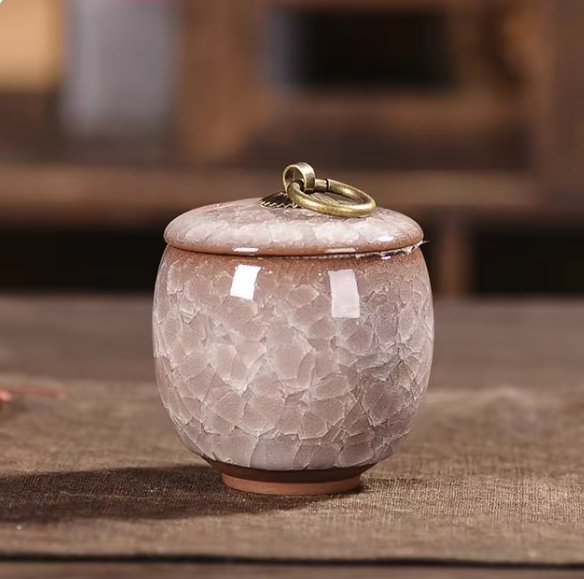 EternaPaws Elegant Ceramic Urn – Timeless Remembrance for Pets