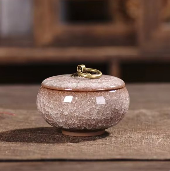 EternaPaws Elegant Ceramic Urn – Timeless Remembrance for Pets