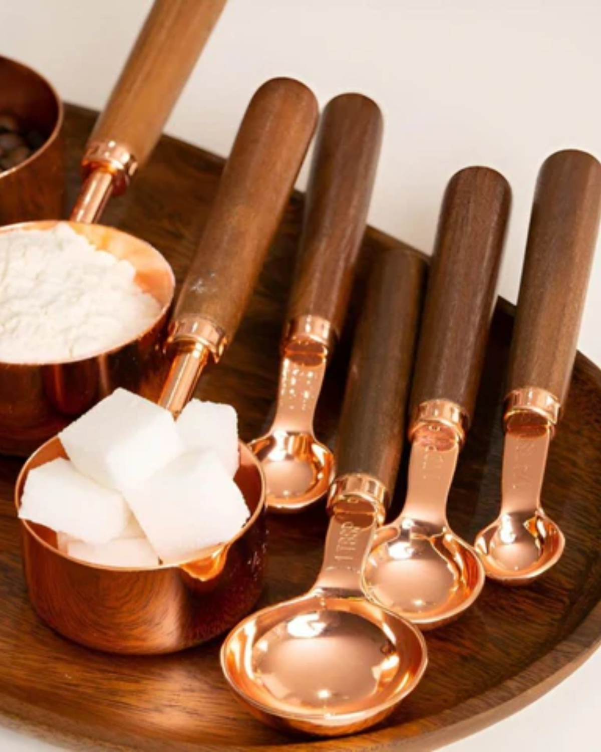 Gleam Copper – Luxe Copper Measuring Set for Precise and Stylish Cooking