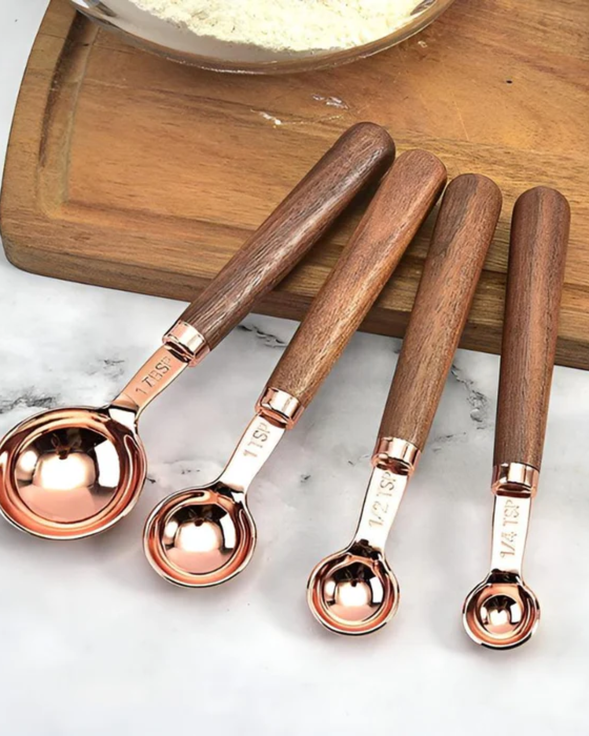 Gleam Copper – Luxe Copper Measuring Set for Precise and Stylish Cooking