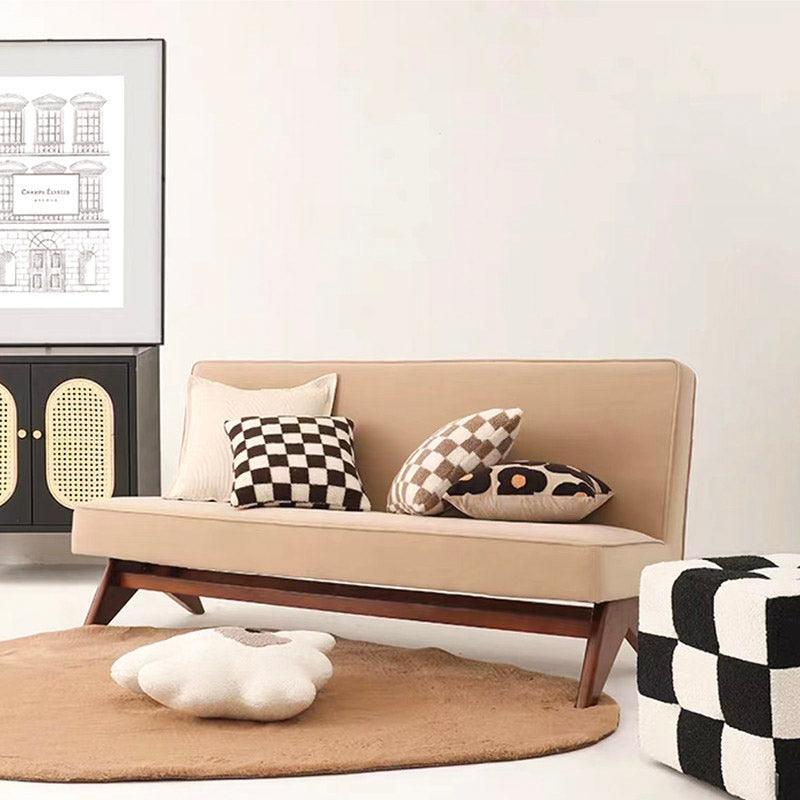 CaroLuxe Checked Cushion Cover of Soft Cotton – For a Warm and Stylish Interior