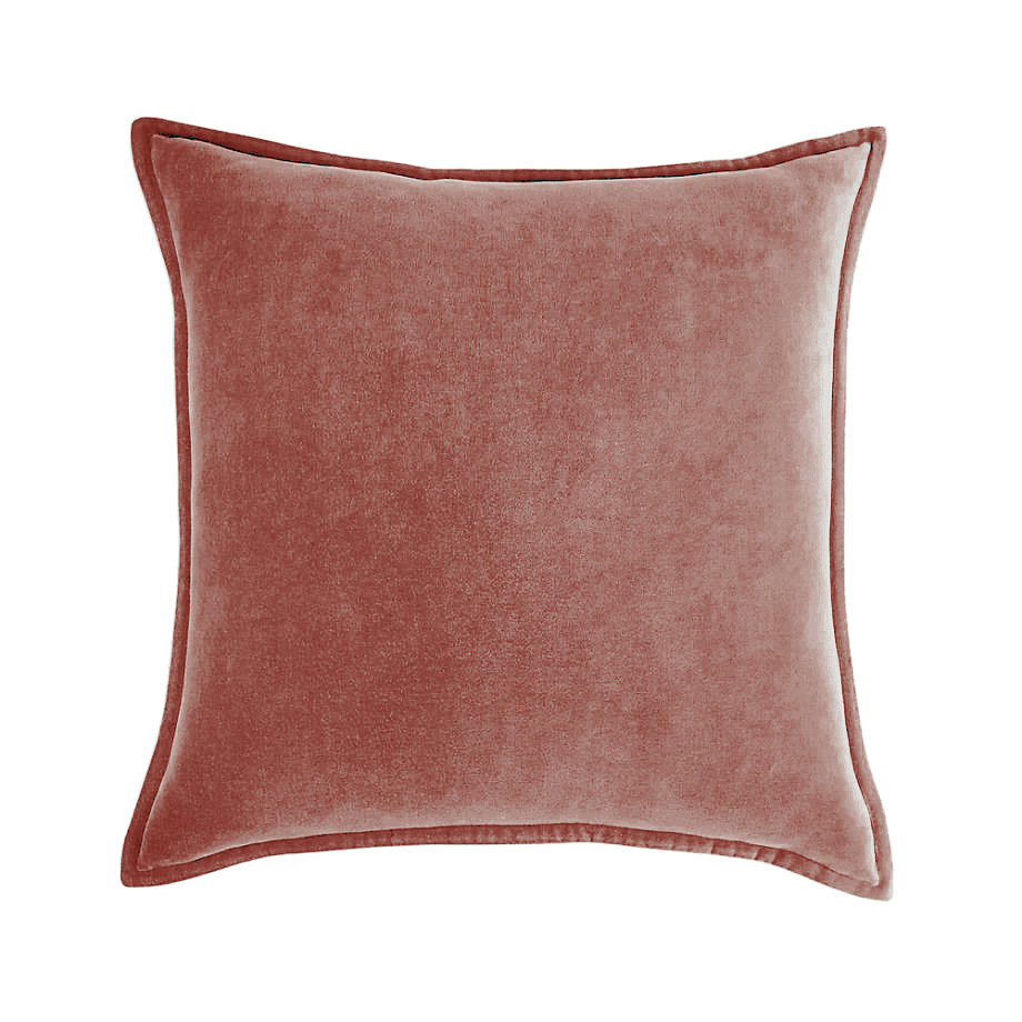 VelvetLux – Housse de Coussin en Velours Luxe avec Bord en Flanelle