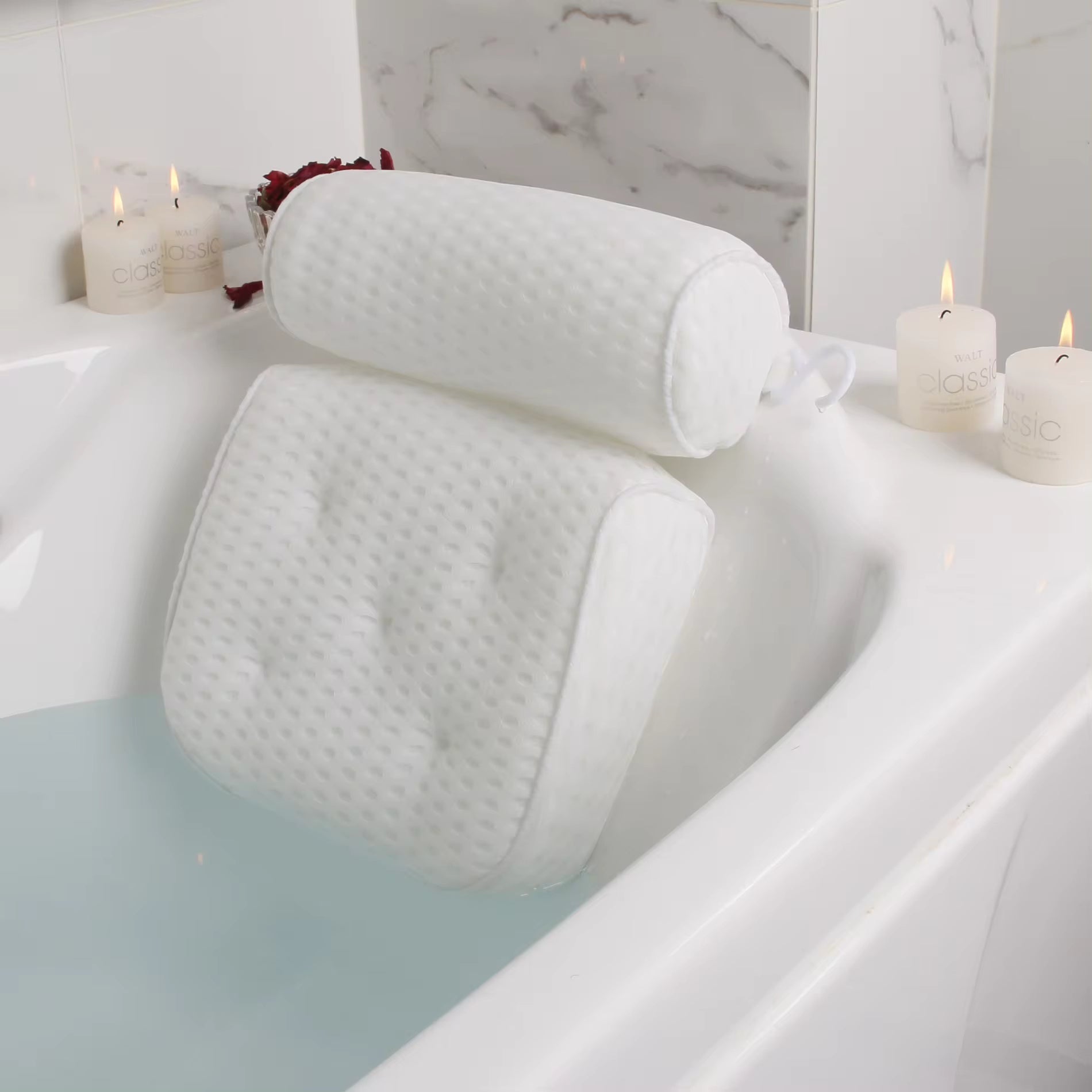 AquaLuxe – Ergonomic Bath Cushion with Ultimate Comfort & Support
