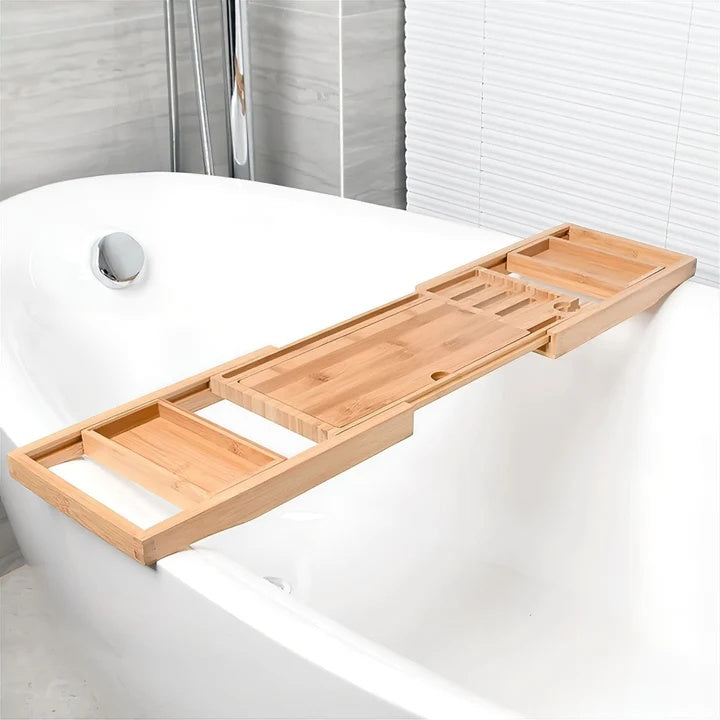 ZenBath – Luxe Bamboo Bath Board with Adjustable Design for Ultimate Relaxation