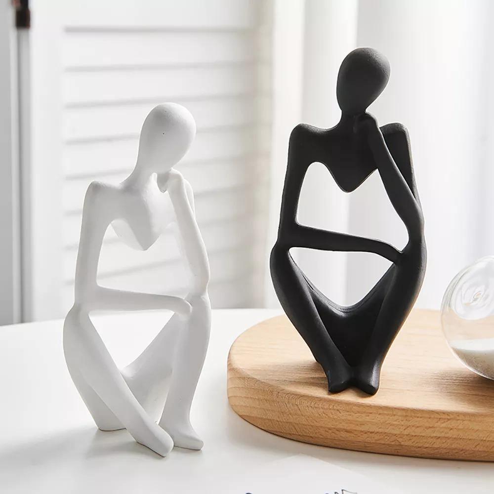 ArtMind – Minimalist Thinker Sculpture with Modern Elegance