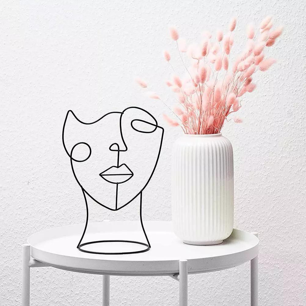 ArtForm – Modern Iron Abstract Silhouette Sculpture for Timeless Elegant