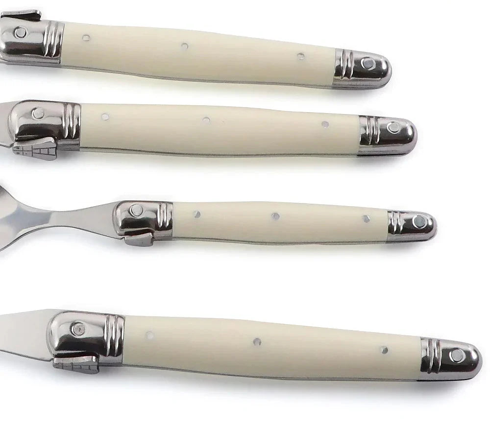 IvoryElegance – Luxury Laguiole Cutlery Set with Timeless Style