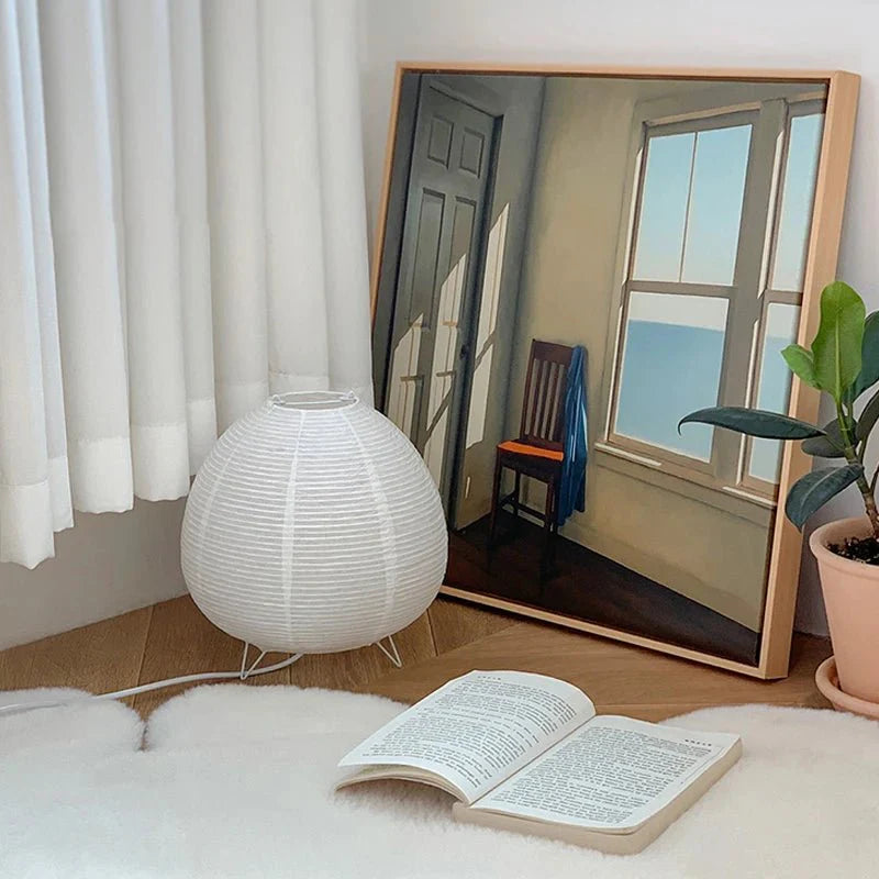 ZenGlow – Elegant Table Lamp in Wabi Sabi Style for a Relaxing Interior