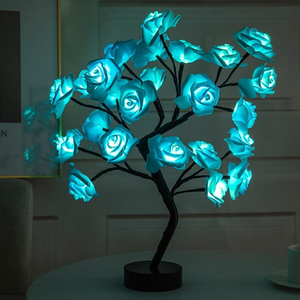 Rose – Table Lamp with Decorative Rose Tree Design