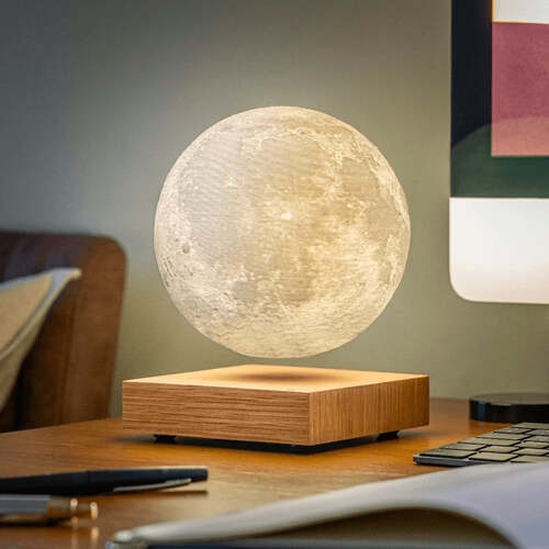 LunaLevitate – Enchanting Floating Moon Lamp with Magnetic Elegance for Modern Interiors