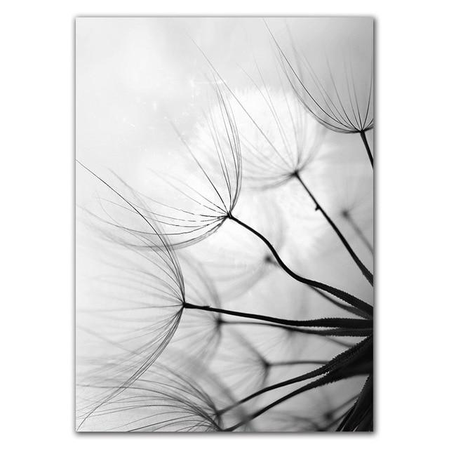 LumiFlora Elegant Dandelion Wall Decoration – Timeless Art for a Calm Interior