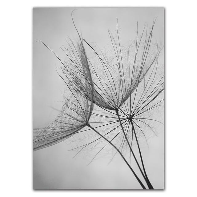 LumiFlora Elegant Dandelion Wall Decoration – Timeless Art for a Calm Interior
