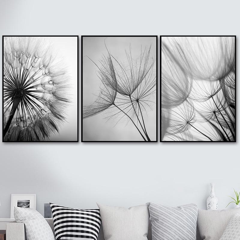 LumiFlora Elegant Dandelion Wall Decoration – Timeless Art for a Calm Interior