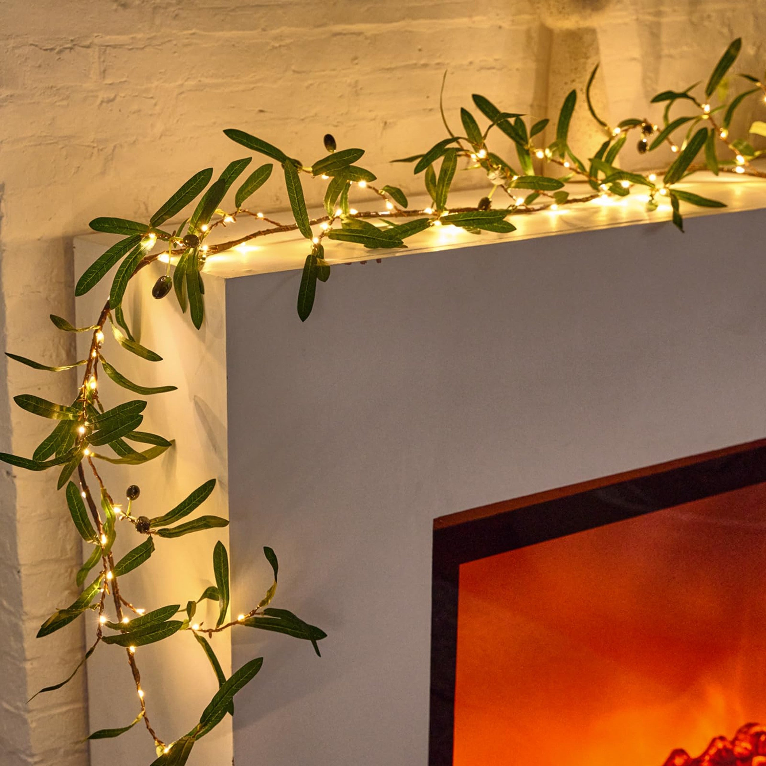EnchantaLite – Atmospheric LED Olive Branch for Indoors and Outdoors