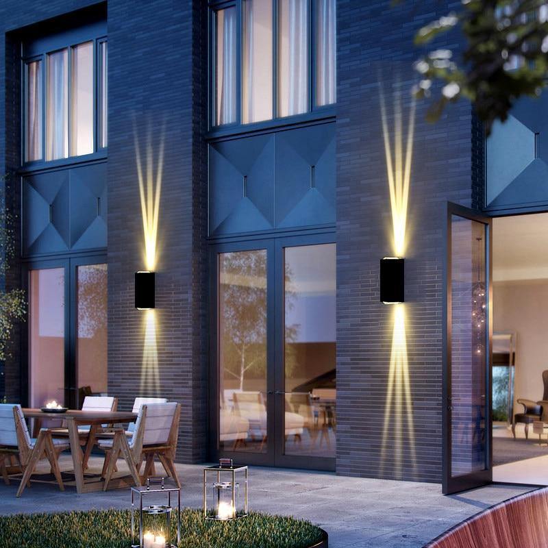 LumiTerra – Modern Outdoor Wall Lamp with Elegant LED Lighting