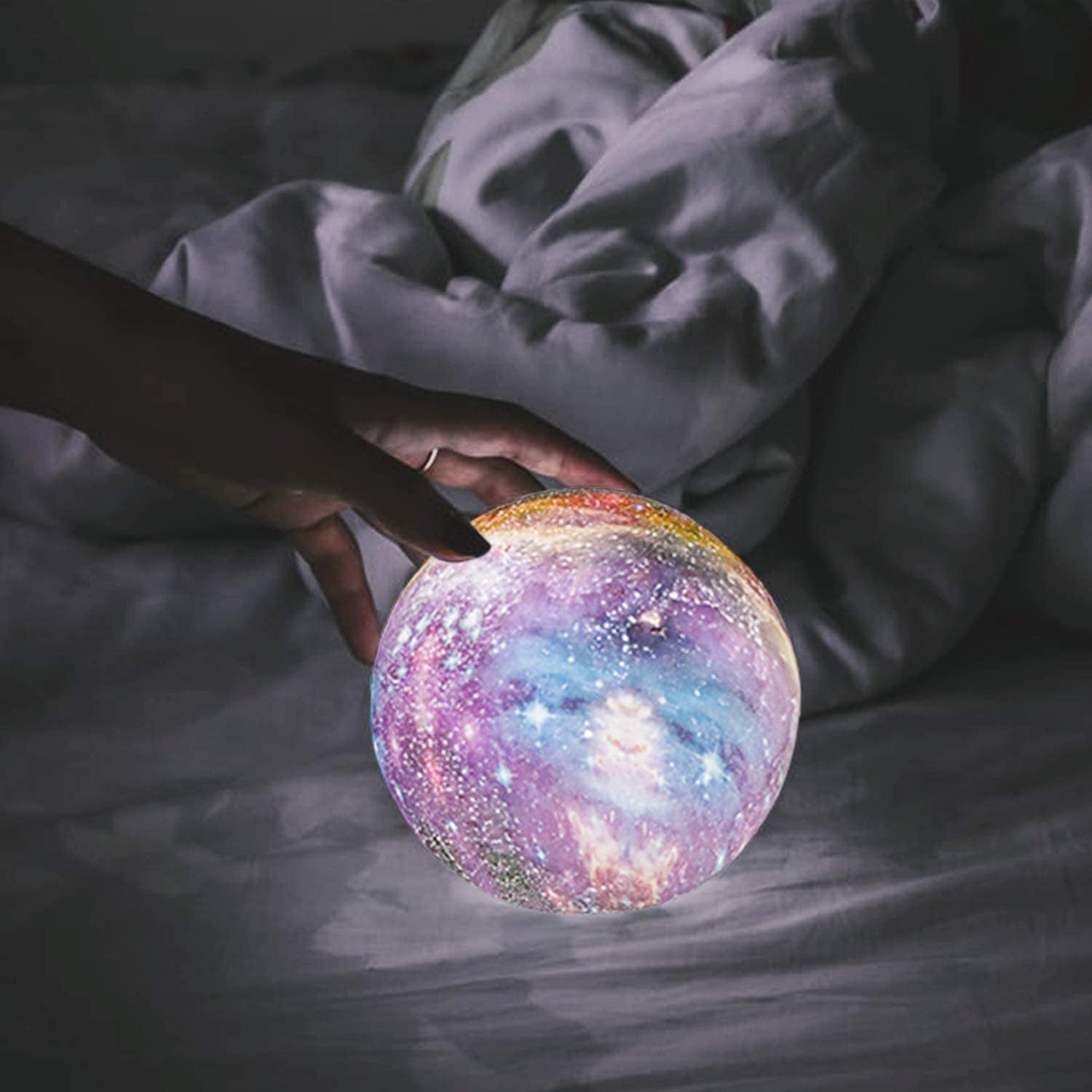 LunaGlow – Luxury Galaxy Table Lamp with Cosmic Elegance for Atmospheric Interiors