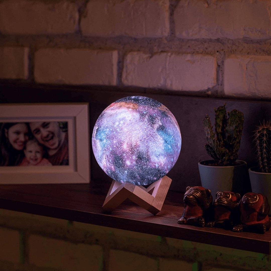 LunaGlow – Luxury Galaxy Table Lamp with Cosmic Elegance for Atmospheric Interiors