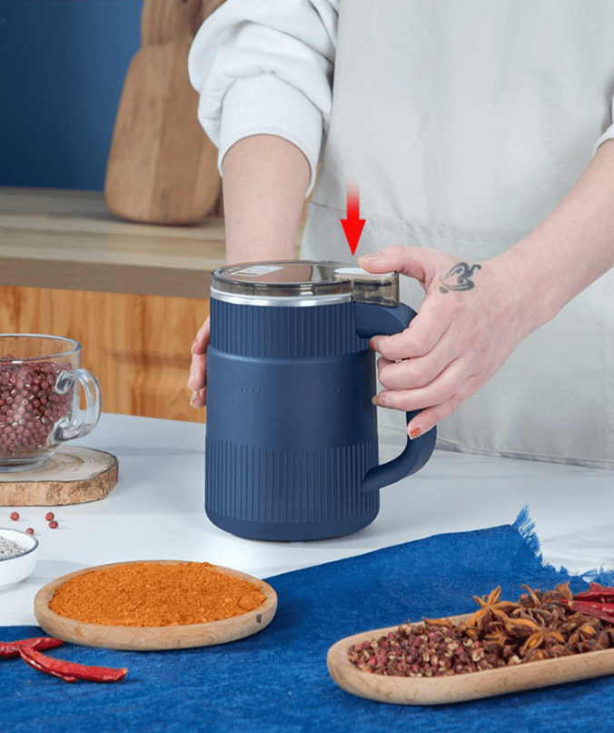 GranoSteel Luxe Electric Grain Mill – Compact Design for Healthy, Natural Kitchen Moments