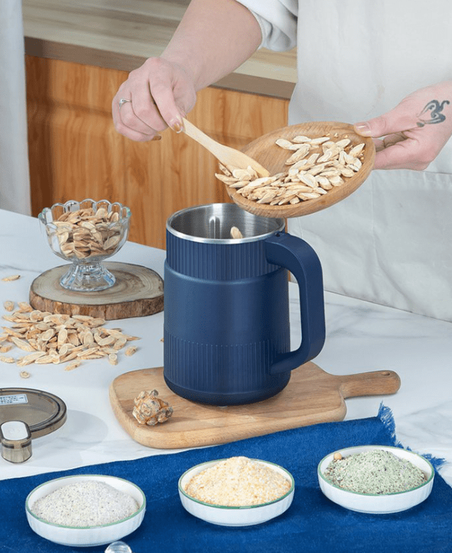 GranoSteel Luxe Electric Grain Mill – Compact Design for Healthy, Natural Kitchen Moments