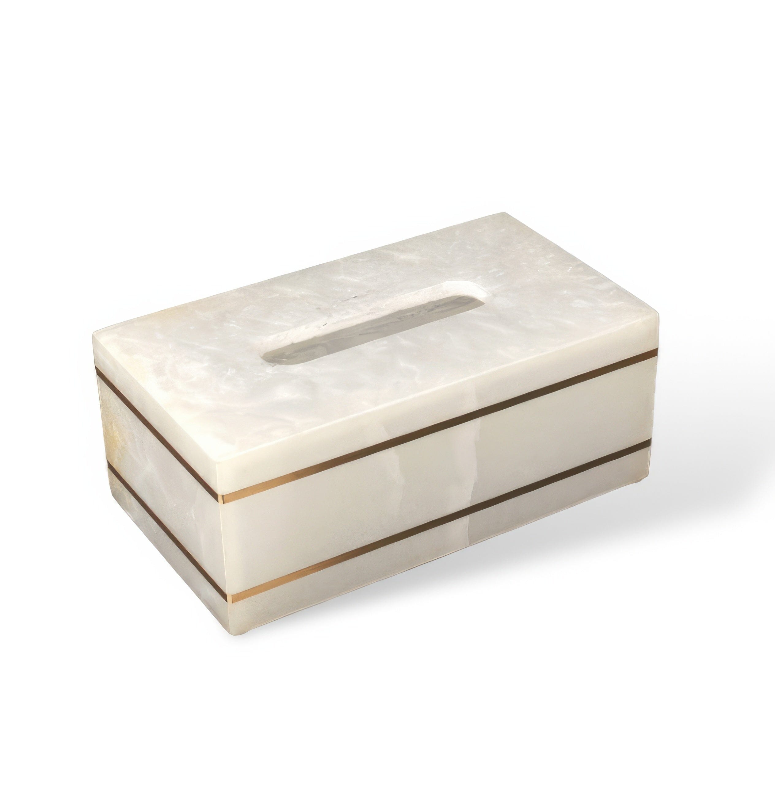 Ensemble de salle de bain aspect marbre en résine avec accents dorés, distributeur de savon, coupelle et gobelet