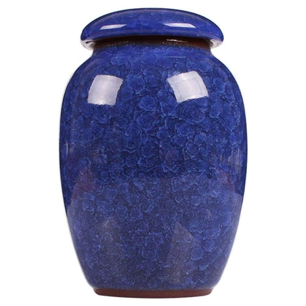 EternaSoul Hand-Painted Ceramic Pet Urn – Timeless Keepsake with Elegant Appearance