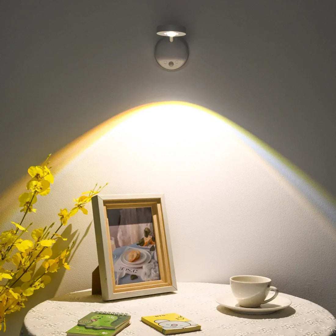 LumiSense – Smart Rechargeable LED Wall Lamp with Motion Sensor