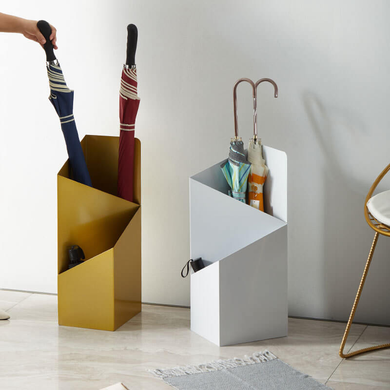 Auroline Elegant Metal Umbrella Stand – Scandinavian Design for a Stylish Hall