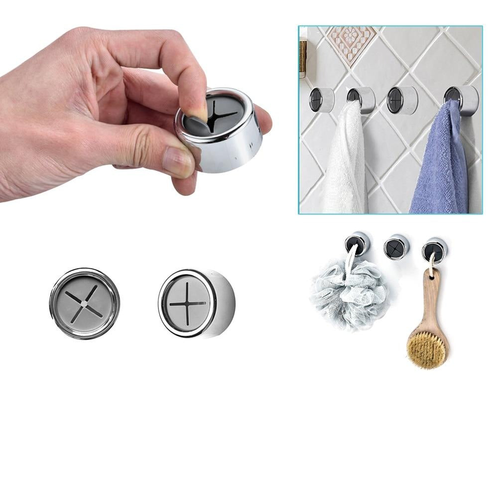 GripTowel – Self-Adhesive Towel Holders for Kitchen & Bathroom (Set of 3)