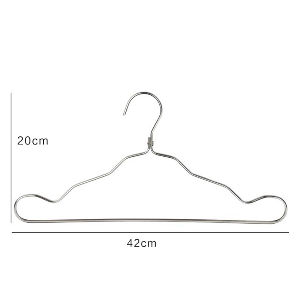 LuxeHangers – Elegante Aluminium Klerenhanger Set voor een Perfect Geordende Garderobe