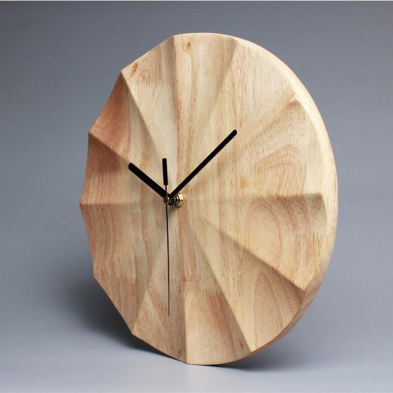 NordicAura – Luxury Wooden Wall Clock with Minimalist Design