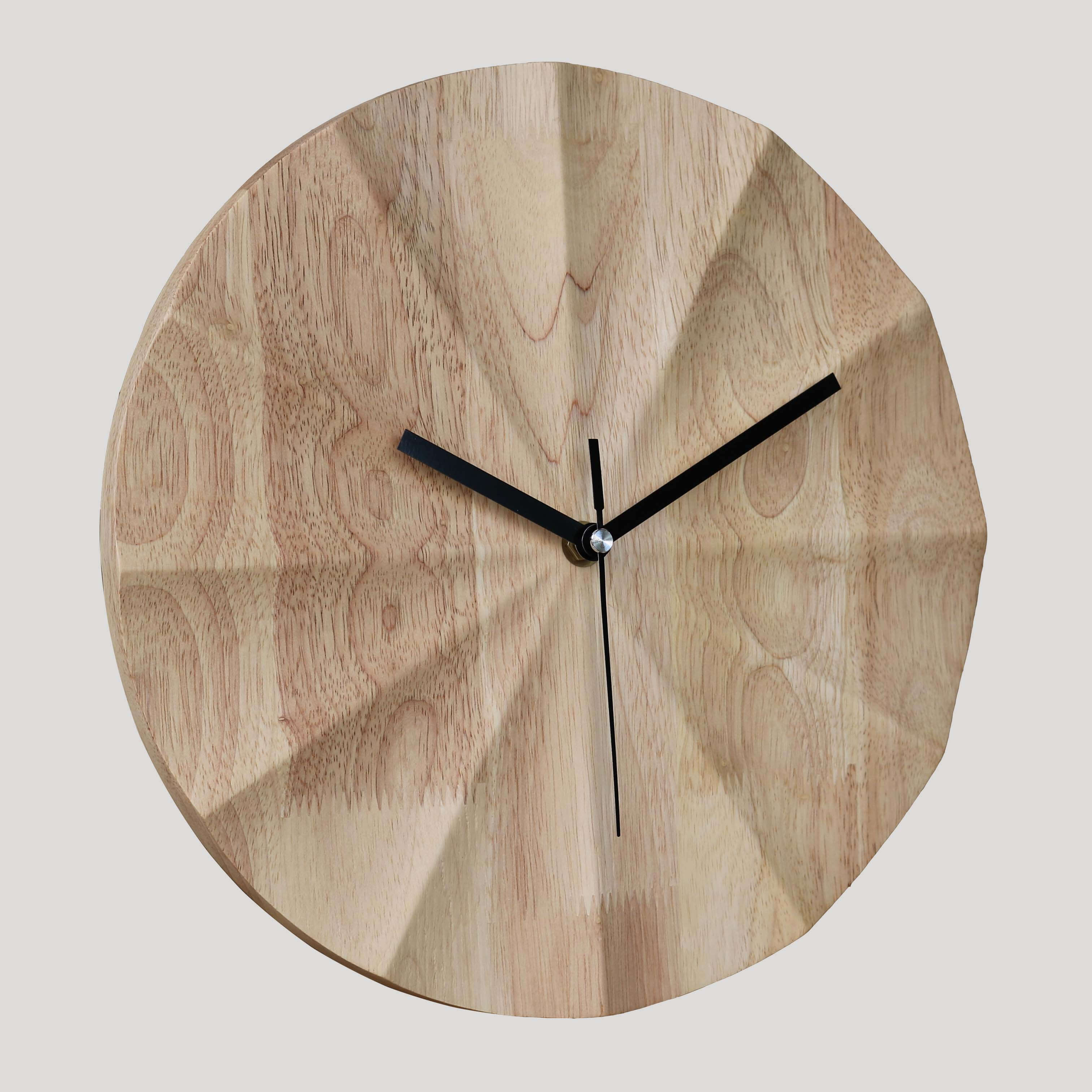 NordicAura – Luxury Wooden Wall Clock with Minimalist Design