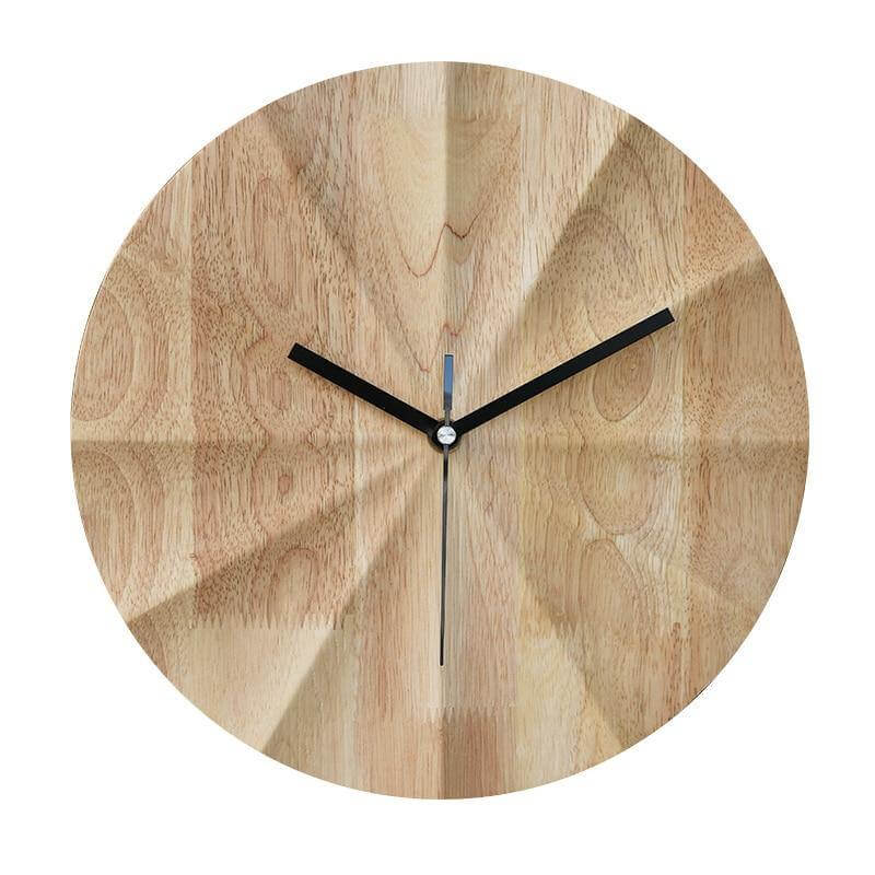 NordicAura – Luxury Wooden Wall Clock with Minimalist Design