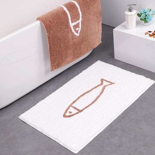 LuxeHaven – Luxurious Bath Mat with Ultra-Soft Chenille and Anti-Slip Bottom