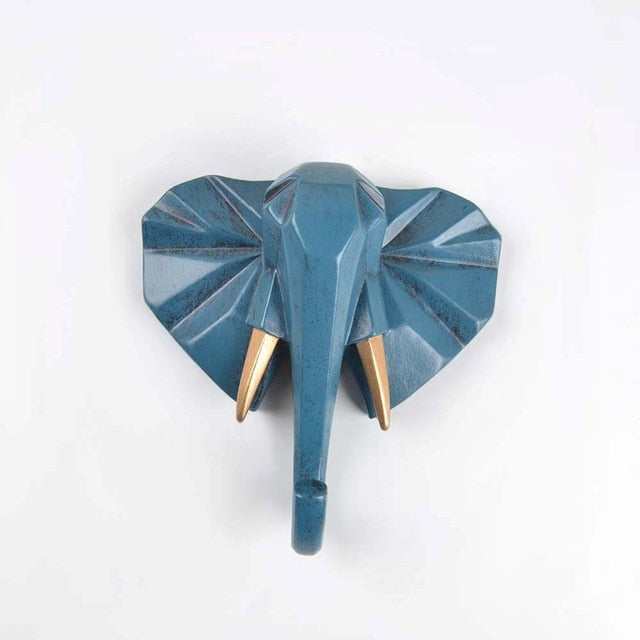 FormaLuxe – Stylish Animal Wall Hooks with Geometric Design for Unique Interiors