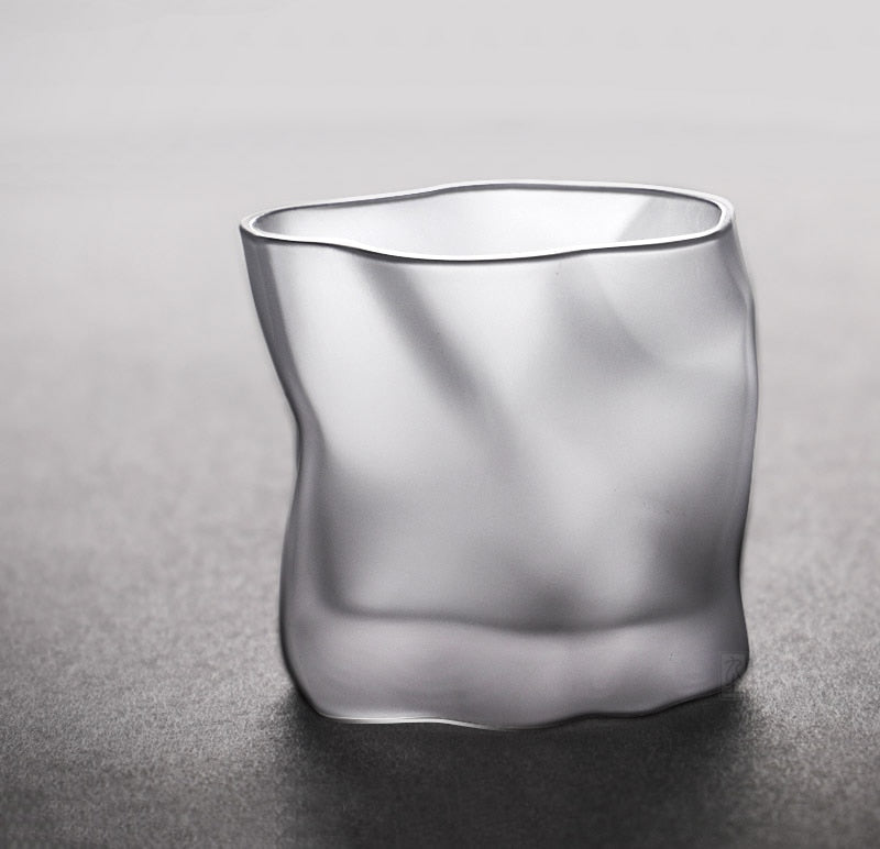 VerreLuxe – Exquise Whiskyglazenset met Dynamisch Vervormd Design