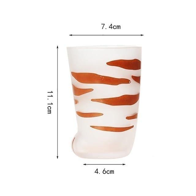 PurrGlass – Speelse Kattenpoot Beker van Warmtebestendig Glas