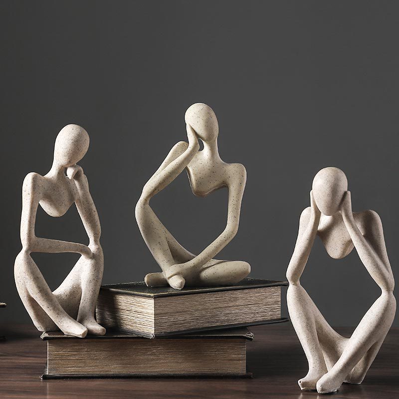 Reflecta – Modern Thinker Sculpture for Stylish Interior Design