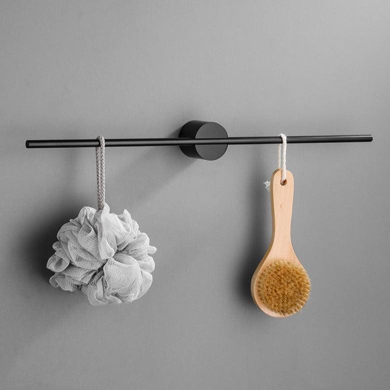 MetalGrace – Elegant Portable Towel Rack with Minimalist Design