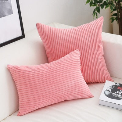 VeluLuxe – Super Soft Corduroy Cushion Cover with Timeless Warmth & Comfort